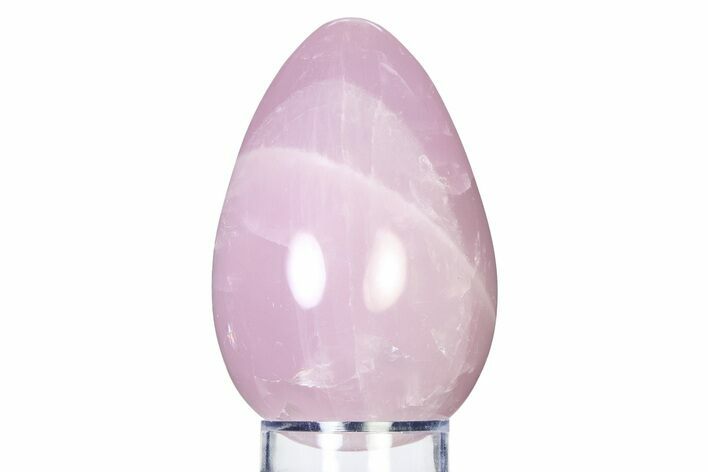 Polished Rose Quartz Egg - Madagascar #318296